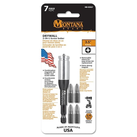 Montana 7 PC Drywall Screw Setter Set MO436306